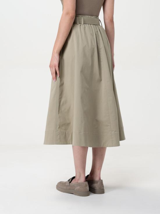 25SS 브루넬로 쿠치넬리 스커트 ML138G3753 C2874 Green - BRUNELLO CUCINELLI