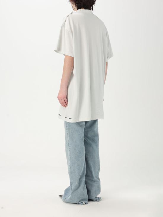 25FW 발렌시아가 옵틱컬 오버사이즈 티셔츠 811688TRVU6 9081 Black - BALENCIAGA