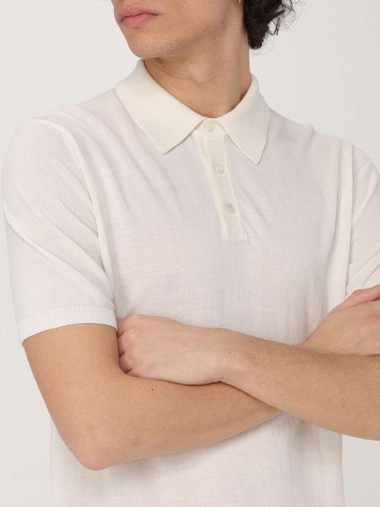 25FW 로베르토 콜리나 폴로 티셔츠 RB10024 02 Ecru - ROBERTO COLLINA