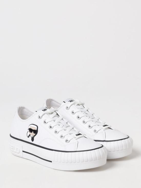 25FW 칼라거펠트 뮬/슬리퍼 KL60425T 011 White - KARL LAGERFELD