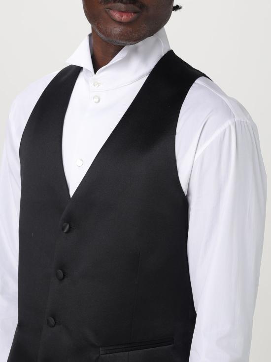 25SS 엠포리오 아르마니 베스트 01J0G001597 999 Black - EMPORIO ARMANI