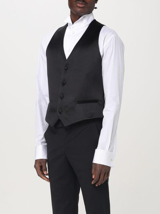 25SS 엠포리오 아르마니 베스트 01J0G001597 999 Black - EMPORIO ARMANI