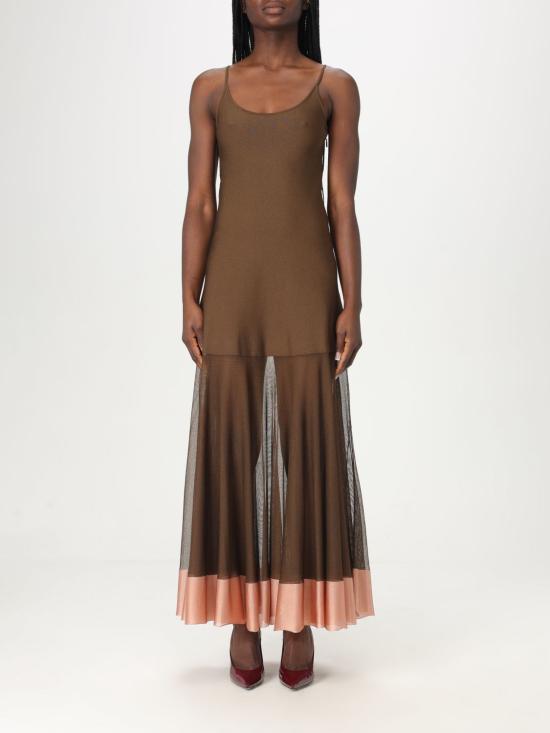 25SS 펜디 롱 원피스 FZDD39AUHR F1RXA Brown