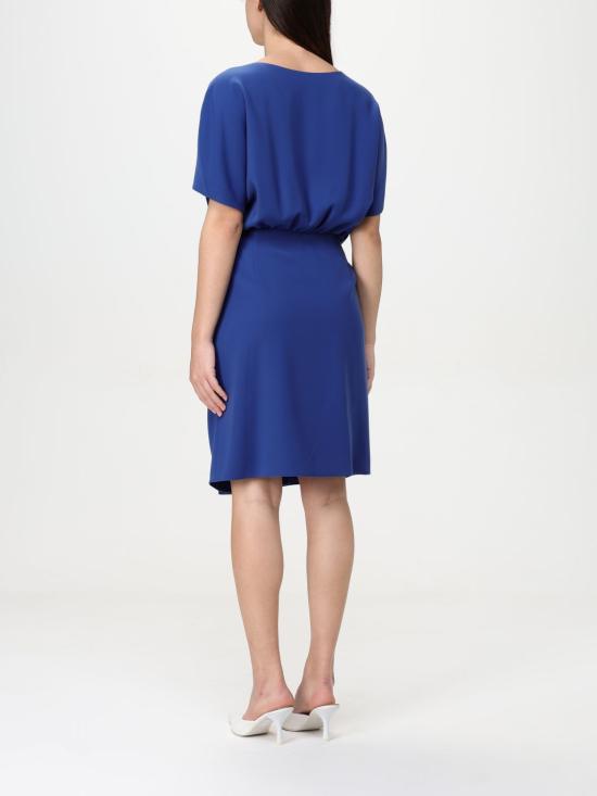 25SS 엠포리오 아르마니 미디 원피스 EW000827AF10206 UB089 Blue 1 - EMPORIO ARMANI