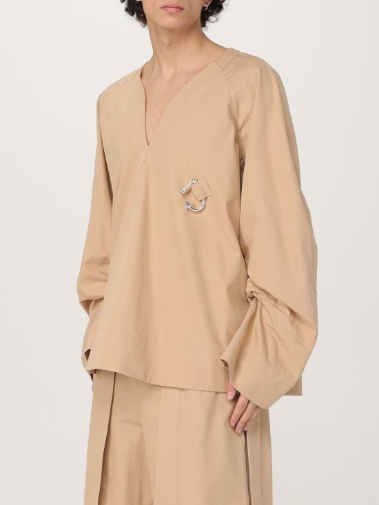 25SS JW앤더슨 긴팔 티셔츠 TP0348PG1713 132 Beige - JW ANDERSON