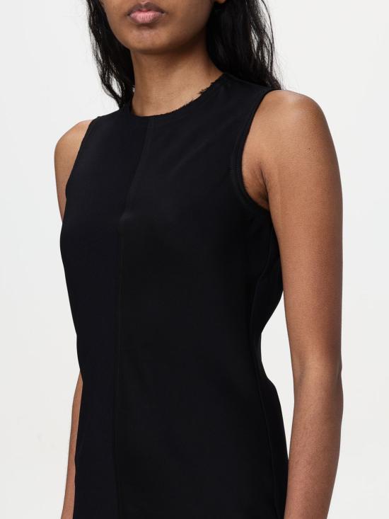 25SS 아미 롱 원피스 FDR066AC0014 001 Black - AMI