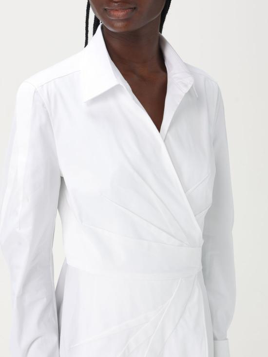 25FW 막스마라 롱 원피스 2511221053600 002 White - MAX MARA