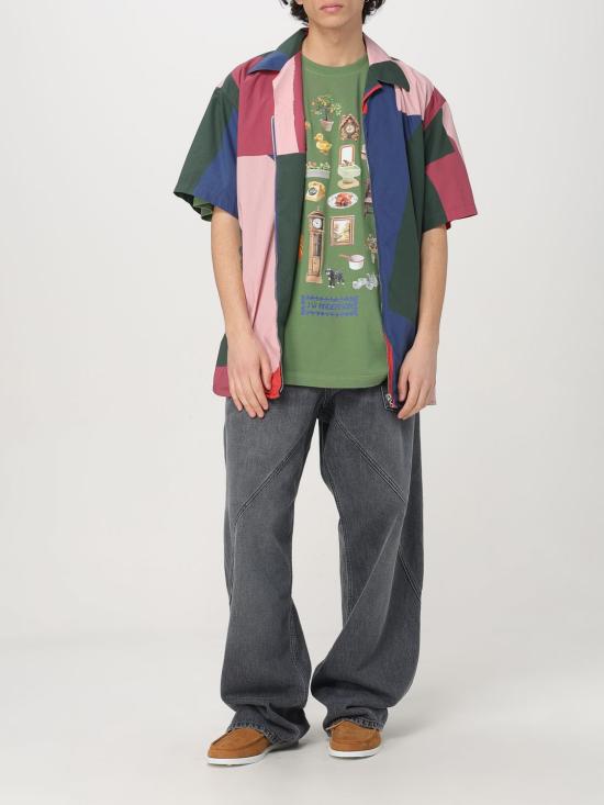 25SS JW앤더슨 반팔 티셔츠 JT0273PG1551 560 Green - JW ANDERSON