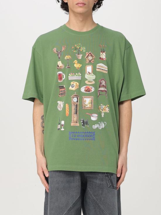 25SS JW앤더슨 반팔 티셔츠 JT0273PG1551 560 Green