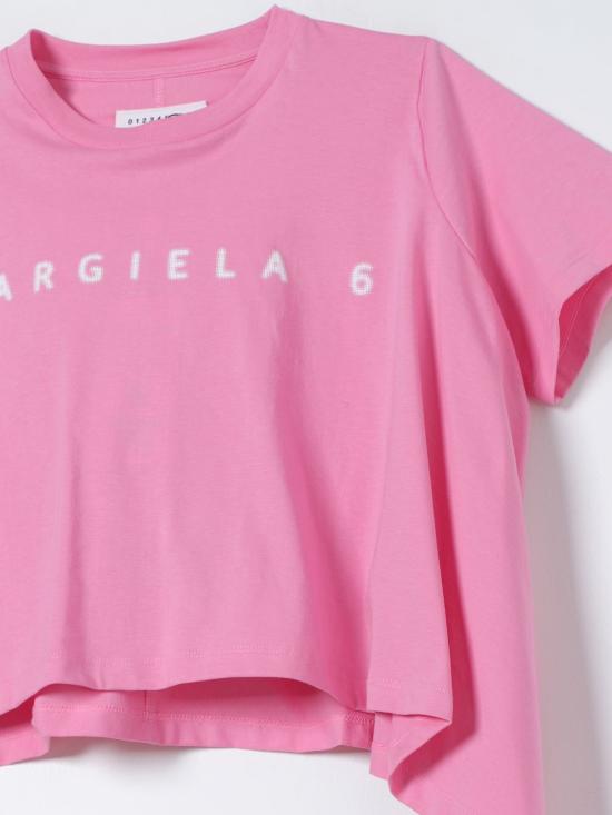  [키즈] MM6 메종마르지엘라 티셔츠 M60586MM02Y M6300 Pink - MM6 MAISON MARGIELA