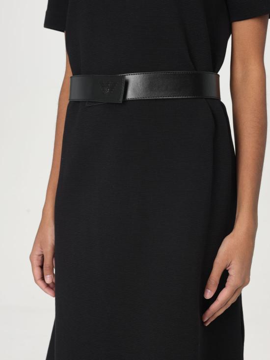 25SS 엠포리오 아르마니 미디 원피스 EW000723AF12696 UC001 Black - EMPORIO ARMANI