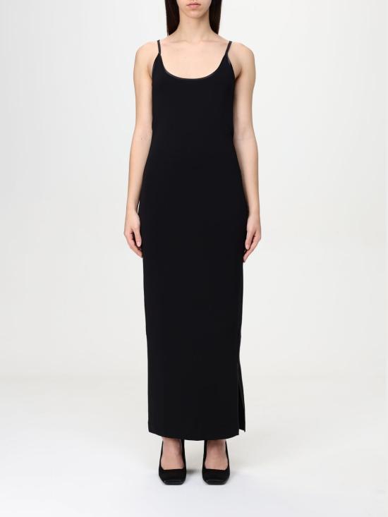 25SS 엠포리오 아르마니 롱 원피스 EW000684AF12414 UC001 Black