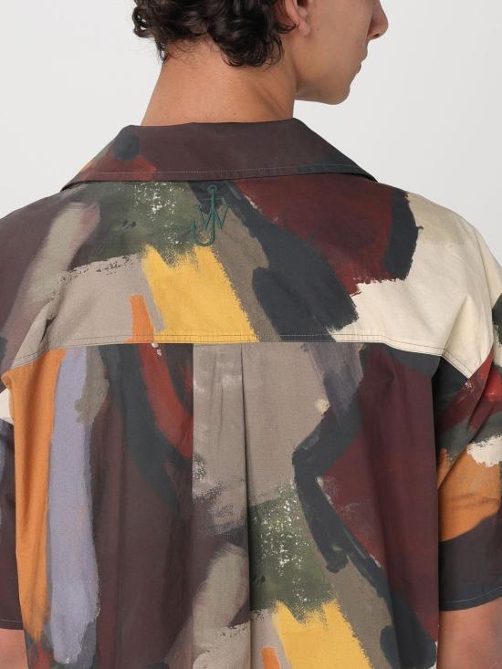 25FW JW앤더슨 반팔 셔츠 SH0349PG1728 595 Olive - JW ANDERSON