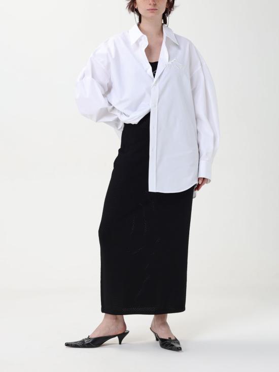 25FW 알렉산더 왕 롱 원피스 4KC2256043 001 Black - ALEXANDER WANG