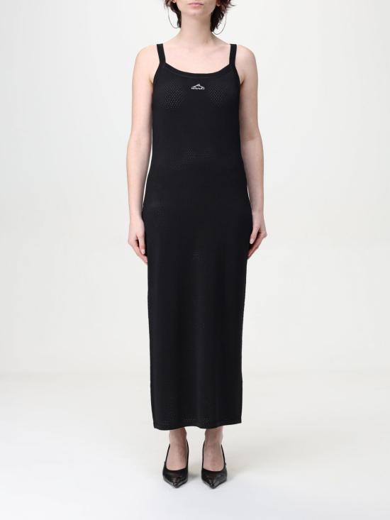 25FW 알렉산더 왕 롱 원피스 4KC2256043 001 Black