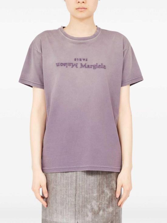  마르지엘라 반팔 티셔츠 S51GC0526S20079969 Purple - MAISON MARGIELA