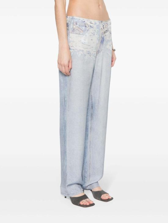 24FW 디젤 스트레이트 팬츠 A128700LJAX01 Blue - DIESEL