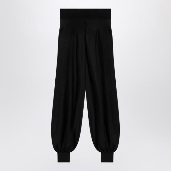 25SS 알라이아 스트레이트 팬츠 AA9P1169K030ASI Black - ALAIA