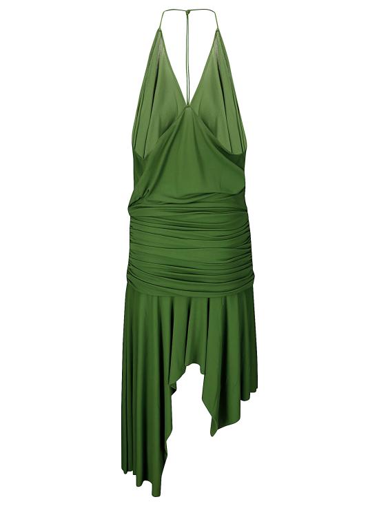 25SS 아크네 스튜디오 롱 원피스 A20787 AAX DARK GREEN - ACNE STUDIOS