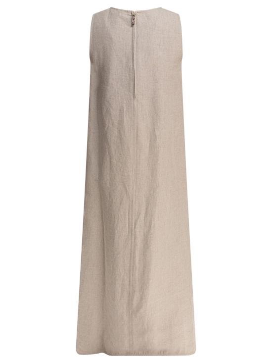 25SS 막스마라 롱 원피스 2511221112600SIMEONE001 Beige - MAX MARA