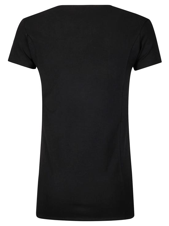 25SS 스테파노 모타리 반팔 티셔츠 U6012 6 BLACK - STEFANO MORTARI