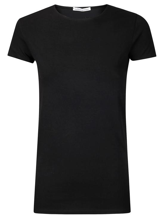 25SS 스테파노 모타리 반팔 티셔츠 U6012 6 BLACK