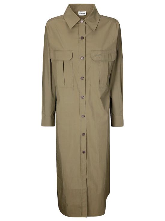 25SS 파로쉬 롱 원피스 D722510NINJA 007 OLIVE GREEN