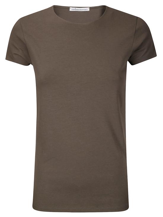 25SS 스테파노 모타리 반팔 티셔츠 U6012 32 VERDE MILITARE