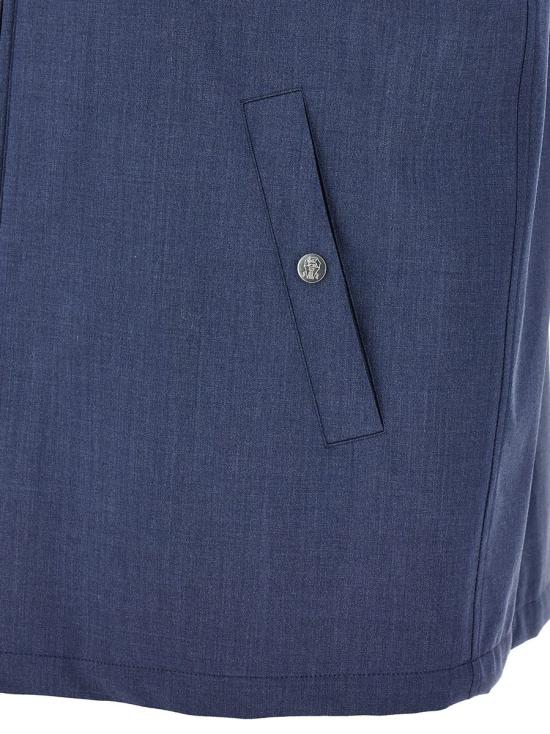 25SS 브루넬로 쿠치넬리 베스트 MM4506521CKG58 BLUE - BRUNELLO CUCINELLI
