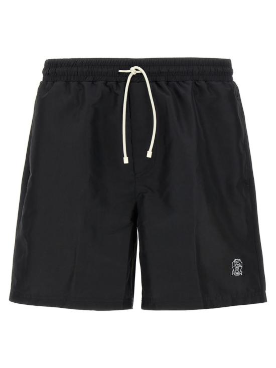  브루넬로 쿠치넬리 스윔팬츠 MW817043C101 Black