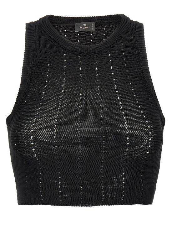  에트로 민소매 티셔츠 WRKE0290AU081N0000 Black