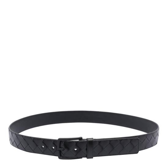 25SS 보테가베네타 가죽 벨트 609182V3IM18984 Black