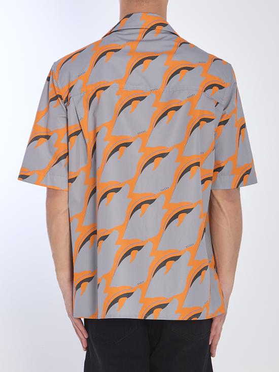 25SS 구찌 반팔 셔츠 821498 ORANGE - GUCCI