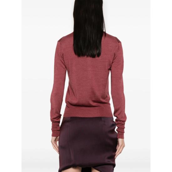 25SS 비비안웨스트우드 BEA 베아 니트 가디건 1803002PY001AH407 RED DOM - VIVIENNE WESTWOOD