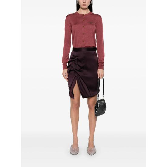 25SS 비비안웨스트우드 BEA 베아 니트 가디건 1803002PY001AH407 RED DOM - VIVIENNE WESTWOOD