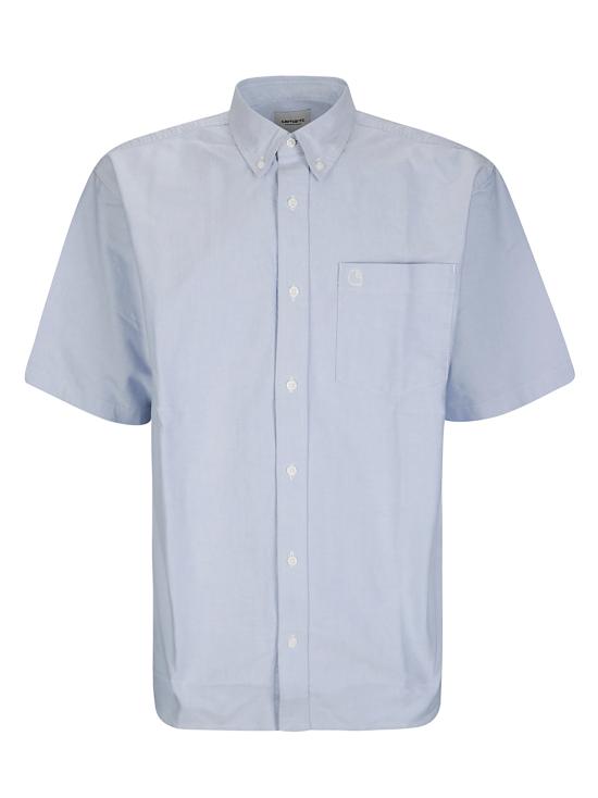 26SS 칼하트 WIP 숏슬리브 브랙스턴 셔츠 I031454 1ONXX BLEACH WAX