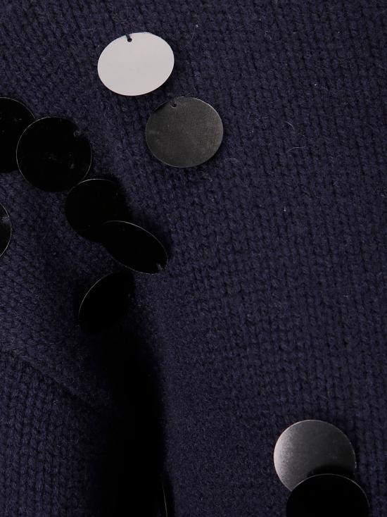 25SS 익스트림캐시미어 긴팔 티셔츠 N373OLDIE 001 SEQUIN - EXTREME CASHMERE