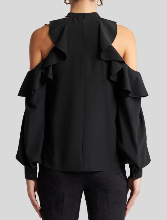 25SS 에트로 긴팔 티셔츠 WRJA011999TU1I0N0000 Black - ETRO