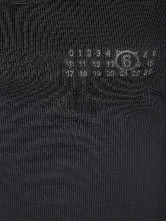 25SS MM6 메종마르지엘라 민소매 티셔츠 S52NL0070M20054 900 BLACK - MM6 MAISON MARGIELA