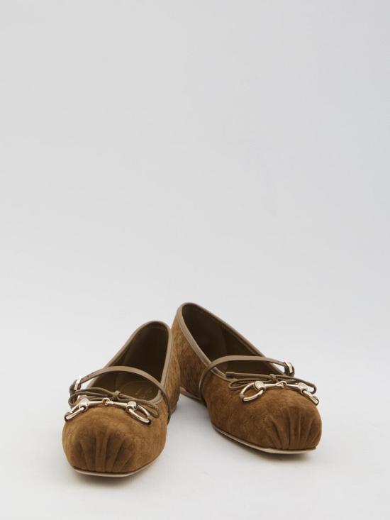 25SS 구찌 플랫 슈즈 34589024 814413 AAEEN 2808 BROWN - GUCCI