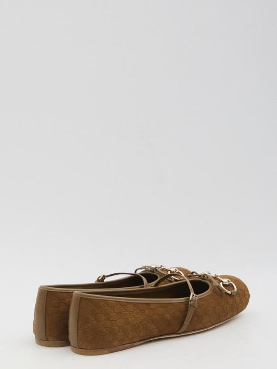 25SS 구찌 플랫 슈즈 34589024 814413 AAEEN 2808 BROWN - GUCCI