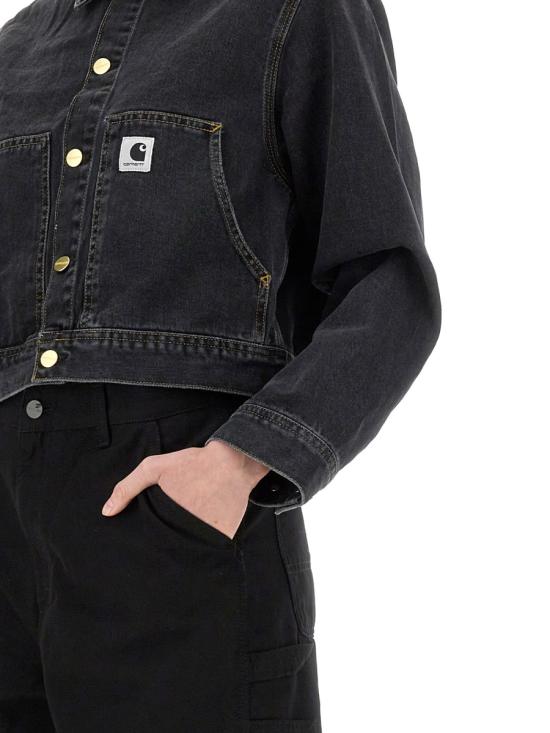 25SS 칼하트 WIP 데님 자켓 I0348748906 BLACK DOM - CARHARTT WIP