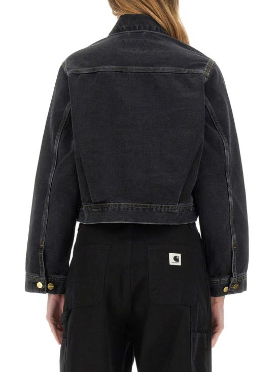 25SS 칼하트 WIP 데님 자켓 I0348748906 BLACK DOM - CARHARTT WIP