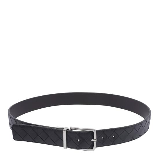 25SS 보테가베네타 가죽 벨트 652944VCPQ11205 Black