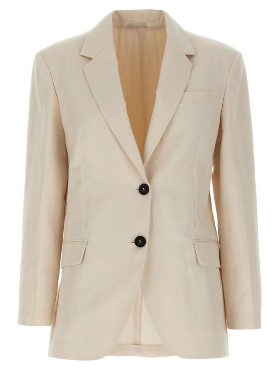 25SS 브루넬로 쿠치넬리 아우터 MH5447020C9002 WHITE