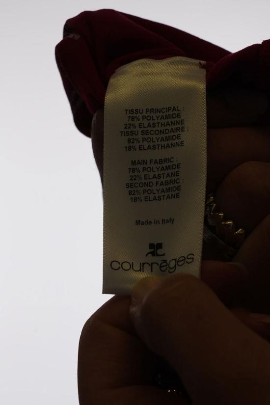 25SS 쿠레쥬 원피스 수영복 413139 125JMB041PA0043 RED - COURREGES