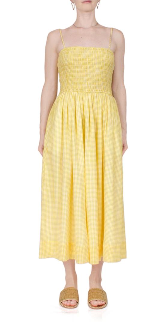  차오 루시아 롱 원피스 Ciao Lucia Mael 드레스 선 깅엄