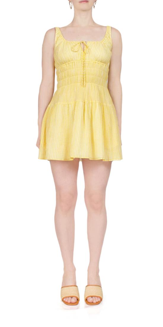  차오 루시아 숏 원피스 Ciao Lucia Gianluca 드레스 썬 깅엄