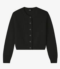 25SS 아페쎄 가디건 WPABEF22246LZZ BLACK DOM