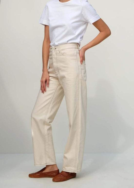  제시 캄 데님 팬츠 제시 캠 225's 내추럴 W/ 슬레이트 스티치 - JESSE KAMM